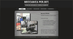 Desktop Screenshot of meccanicaperbet.it